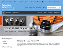 Tablet Screenshot of lensflipper.com